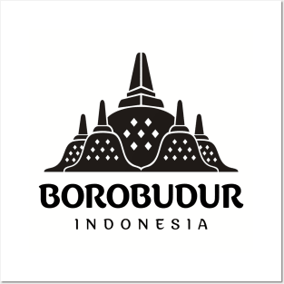 Borobudur Mahayana Buddhist Temple Java Indonesia Posters and Art